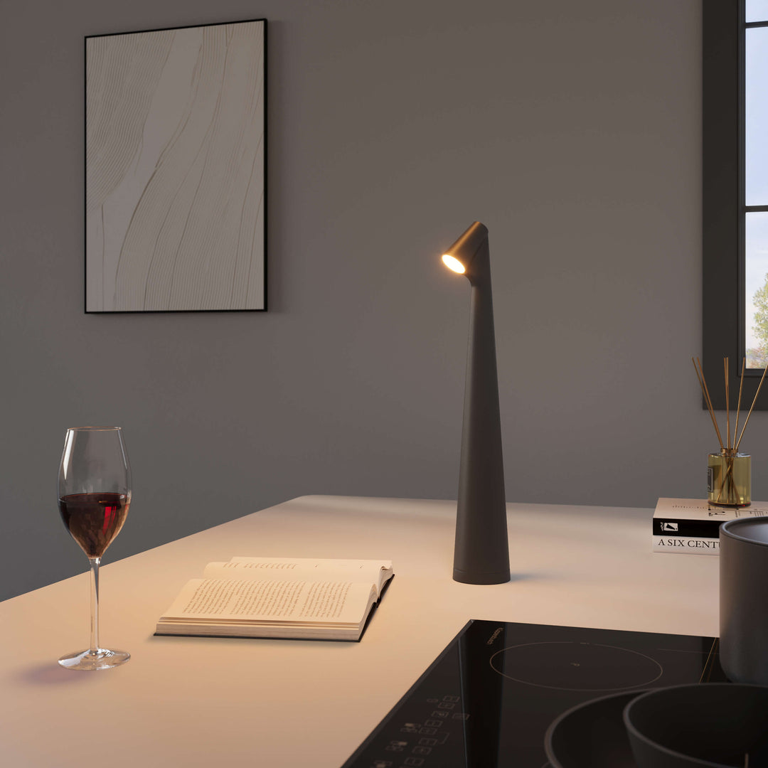 Cave chargeable table lamp