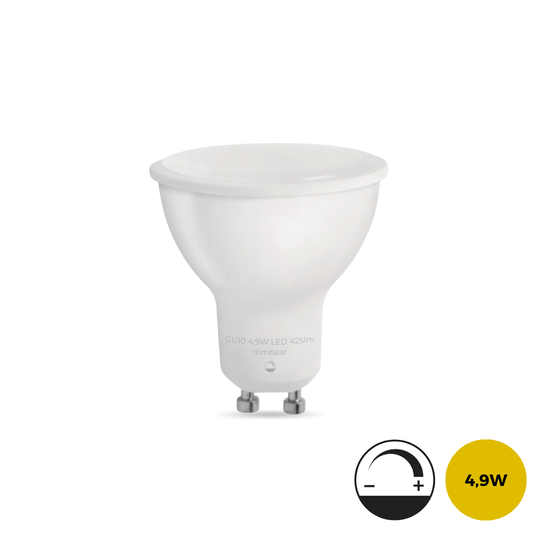 Spot LED Gu10 | 4,9watt | 425lm | Dimmable