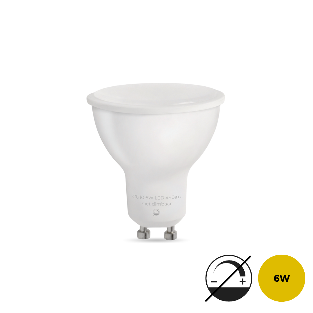 LED Spot GU10 | 6watt | 440LM | Unpandable