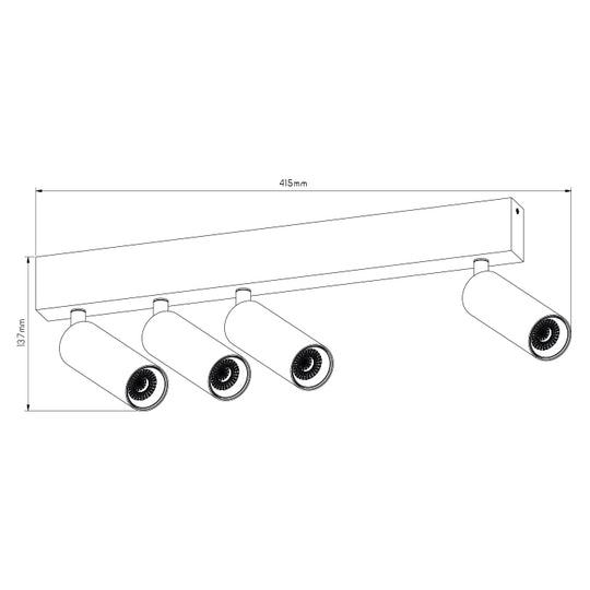 Lopal 4L surface -mounted spot
